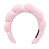 Yiwafu Spa Sponge Headband For Washing Face Skincare Headbands For Makeup Removal Shower Hair Accessories Terry Cloth Headba