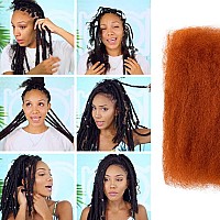 Fashion Idol Afro Kinkys Bulk Human Hair For Dreadlock Extensions Loc Repair Braiding Twist Afro Kinky Human Hair For Locs 1 Pac