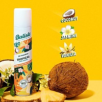 Batiste Dry Shampoo Tropical Fragrance Refresh Hair And Absorb Oil Between Washes Waterless Shampoo For Added Hair Texture An