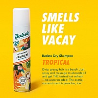 Batiste Dry Shampoo Tropical Fragrance Refresh Hair And Absorb Oil Between Washes Waterless Shampoo For Added Hair Texture An