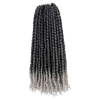 The Bohobabe Long Pretwisted Passion Twist Crochet Hair 18 Inch Prelooped Long Crochet Passion Twist Braiding Hair 8 Packs Sof