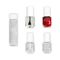 Dazzle Dry Mini Kit 4 Step System High Velocity Red A Full Coverage Classic Red With Subtle Magenta Shimmer Full Coverage Sh