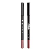 Kiss New York Professional Slim Lip Pencil Creamy Soft Lip Liner Smooth Longlasting Rich Lip Color Natural Lip Makeup Water