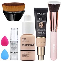 Phoera Foundationphoera Cc Cream Color Correcting Anti Aging Hydrating Serum Spf 25Phoera Primerphoera Makeupkabuki Makeu