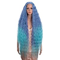 Style Icon 41 Lace Front Wigs Long Wavy Synthetic Wigs With Baby Hair Half Hand Tied 130 Density Wigs 41 Tbpp5