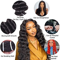 Loose Deep Wave Bundles Human Hair Bundles 12A Loose Deep Curly Bundles Human Hair Wet And Wavy Bundles Brazilian Virgin Loose D