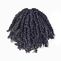 Toyotress Tiana Passion Twist Hair 6 Inch 8 Packs Pretwisted Crochet Braids Dark Brown Short Bob Prelooped Synthetic Braidi