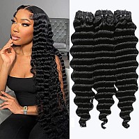 12A Grade Loose Deep Wave Bundles Loose Deep Wave Human Hair 3 Bundles Brazilian Loose Deep Wave Bundles 12A Virgin Loose Curly