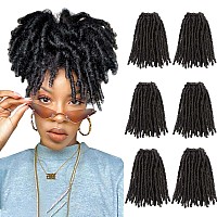 Wignee Crochet Hair 120 Strands Faux Locs 8 Inches Soft Locs Pretwisted Locs 6 Packs Prelooped Crochet Hair For Black Women8