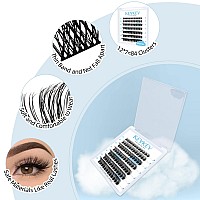 Lash Clusters 84 Pcs Cluster Lashes Eyelash Clusters Diy Cluster Eyelash Extensions Individual Lashes Thin Band Softplateaud