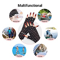 Melodysusie Uv Glove For Gel Nail Lamp Professional Upf50 Uv Protection Gloves For Manicures Nail Art Skin Care Fingerless An