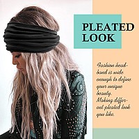 Aktvshow 7 Wide Headbands For Women Extra Large Turban Workout Headband Fashion Yoga Hair Bands Boho Twisted Thick Hair Acces