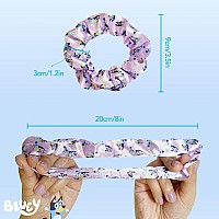 Bluey Detangling Brush And 4 Elastic Scrunchies Hair Accessory Set For Kids Ages 3