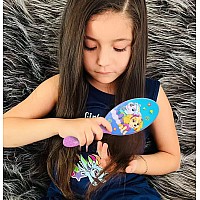 Luv Her Paw Patrol Hair Accessories Set 9 Inch Detangling Brush 4 Scrunchies Hair Ties For Girls