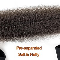 16 Inch Springy Afro Twist Hair Color 4 Dark Brown Kinky Braiding Hair for Soft Locs Twisted Up Braiding Hair 3 Packs Pre Fluffed Kinky Twist Crochet Hair Extension for Black Women (16 inch (Pack of 3), 4#)