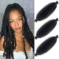 Springy Afro Twist Hair Color 2 Darke Brown Kinky Braiding Hair Extensions For Passion Twist Hair 2 Spring Twist Hair For Soft