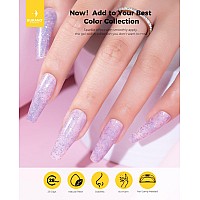 Burano Glitter Gel Nail Polish Led Uv Nail Gel Shimmer Holographic Effect Soak Off Gel Curing Required No Chip Gel Polish Spar