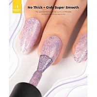 Burano Glitter Gel Nail Polish Led Uv Nail Gel Shimmer Holographic Effect Soak Off Gel Curing Required No Chip Gel Polish Spar