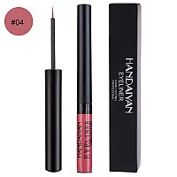 DekRion Liquid Eyeliner, Matte Colored Eyeliners, Rust-Red Eyeliner, White Black Red Brown Green Purple Waterproof High-pigmented Colorful Eyeliners Eye Makeup (04#Rust-Red)