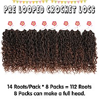 Fulcrum Goddess Locs Crochet Hair 10 Inch 8 Packs New Faux Locs Crochet Hair For Black Women Crochet Locs With Curly Ends 10I