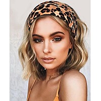 Jesries Headbands For Women Non Slip Turban Hair Wrap Elastic Hair Bands Workout Running Headwrap Sweat Yoga Head Bands For Girl