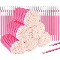 Teenitor 600 Pcs Lip Applicators Disposable Lip Brush Lip Wands Applicators Lipstick Applicators Disposable Doe Foot Applicato