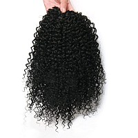 Rosessea Short Afro Kinky Curly Ponytail Hair Piece For African American Ponytail Extension Synthetic Afro Kinky Curly Ponytail