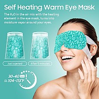 Behoomi 30Packs Steam Eye Mask Heated Eye Mask Warm Compress For Eyes Self Heating Disposable Eye Masks Sleep Mask For Home