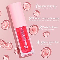 Kimieye 6Pcs Color Changing Lip Gloss Set Long Lasting Moisturizing Lip Tint Waterproof Lip Balm Hydrating Lip Oil For Natura