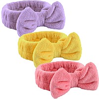 Wsyub Spa Headband Makeup Headband For Washing Face Bow Headbands For Women Skincare Headbands