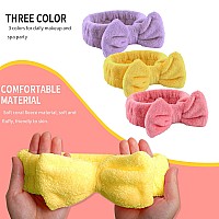 Wsyub Spa Headband Makeup Headband For Washing Face Bow Headbands For Women Skincare Headbands