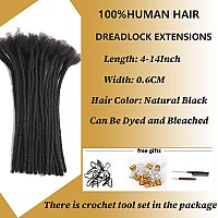 12 Inch Loc Extension Human Hair 06Cm Width 100 Permanent Huamn Hair Dreadlocks Extension Can Be Dyed Bleached Curled Handmade