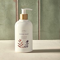 Thymes Sienna Sage Hand Lotion Hand Moisturizers With Shea Butter And Vitamin E For Skin Care Routine 825 Fl Oz