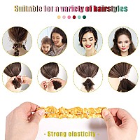 Pengxiaomei 12Pcs Satin Hair Scrunchies Bright Colors Elastic Hair Bands Hair Accessories For Women Girls Ideal Summer Wedding