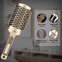 Aozzy 7Pcs Hair Brush Set With Round Blow Drying Brush Airwrap Attachment For All Hair Types And Travel Companion For Women On