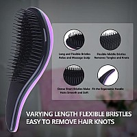 Aozzy 7Pcs Hair Brush Set With Round Blow Drying Brush Airwrap Attachment For All Hair Types And Travel Companion For Women On