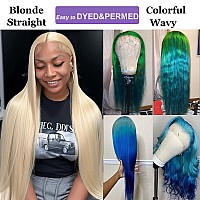 Mstoxic 613 Hd Lace Frontal Wig 13X4 Blonde Straight Lace Front Wigs Human Hair Wigs 10A Brazilian 613 Lace Front Wig Human Hair