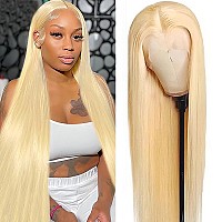 Mstoxic 613 Hd Lace Frontal Wig 13X4 Blonde Straight Lace Front Wigs Human Hair Wigs For Women 10A Brazilian 613 Lace Front Wig