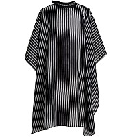 Borogo Hair Styling Cape 50 X 60 Black Stripes