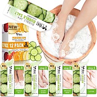 Nbc Beautilab Pedicure Kit Foot Soak Set Bubble Salt Sugar Scrub Massage Mask Massage Lotion In A Box 4 Step Foot Spa Kit F