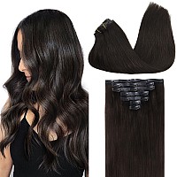 Goo Goo Clip In Hair Extensions Real Human Hair Remy Human Hair Extensions Clip Ins For Women Natural Human Hair 20Inch 110G