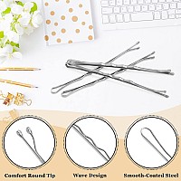 240Pcs Silver Bobby Pins Silver Hair Pins For Women Girls Grey Hair Bobby Pins For Styling With Box 22 Inch55Cm