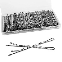 Large Silver Bobby Pins For Women Girls Gray Hair 240Pcs 275 Jumbo Bobby Pins Long Gray Hair Pins With Box