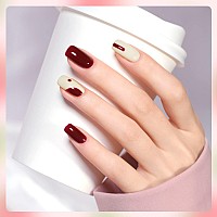 Gaoy Gel Nail Polish Kit 3 Colors 16Ml Jelly Pink Off White Red Sheer Soak Off Uv Gel Polish Set Creamy Berry