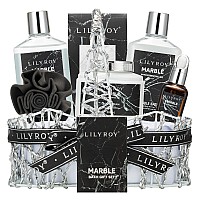 Lily Roy Spa Gift Baskets Set For Men And Women Bath Gift Basket Set Bath And Body Gift Baskets For Christmas Birthday Gifts For