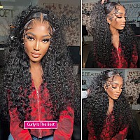 Lace Front Wigs Human Hair 13X4 Deep Wave Lace Front Wigs Human Hair Pre Plucked 22 Inch Deep Wave Lace Frontal Human Hair Wigs