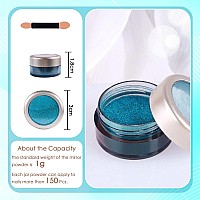 Laza Chrome Nail Powder Mirror Effect Metallic Dust Holographic Glitter Glazed Manicure Decoration Reflective Pigment For Diy Ge