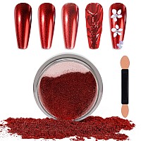 Laza Chrome Nail Powder Mirror Effect Metallic Dust Holographic Glitter Glazed Manicure Decoration Reflective Pigment For Diy Ge