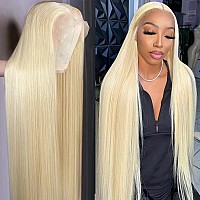 Jubotin 613 Straight Lace Front Wig Human Hair Hd Lace Honey Blonde Lace Front Wigs 180 Density Glueless 613 Wigs Human Hair Pr