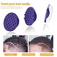 Wttorde Silicone Brush For Curly Afro And Wavy Hair Twosided Wave Tool For Long And Short Styles Large And Small Curl Comb